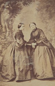 Grevinde Isabella Dzialynska (f. Czartoryska) og prinsesse Marie Czartoryska (f. Grocholskich)